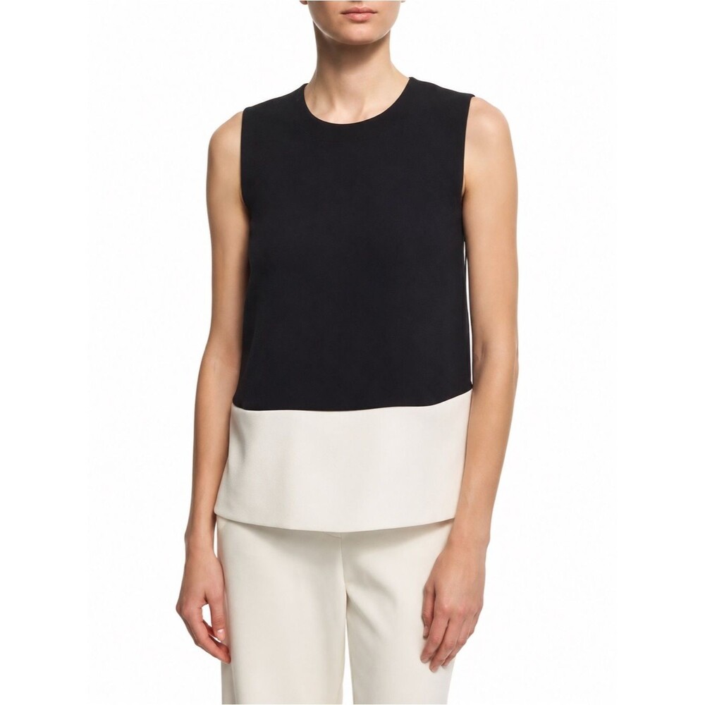 Theory Hodal C Compute Colorblock Sleeveless Top P